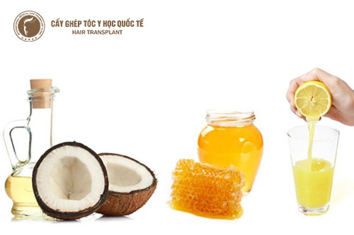 Dầu dừa, chanh, mật ong ngăn rụng tóc, phục hồi tóc hư tổn